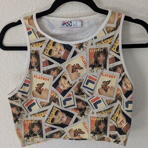 Playboy X Fila Crop Top
